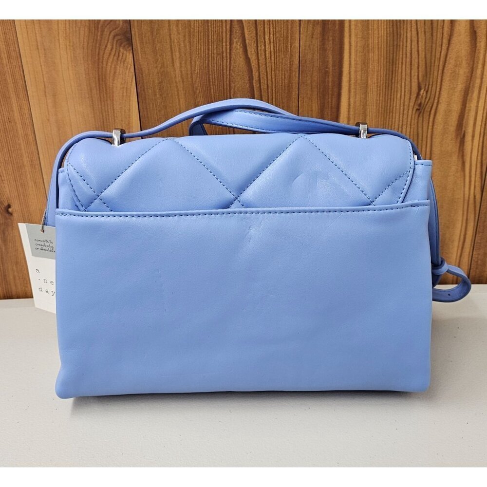 A New Day Purple Quilted Convertible Women's Bag - Picture 4 of 11
